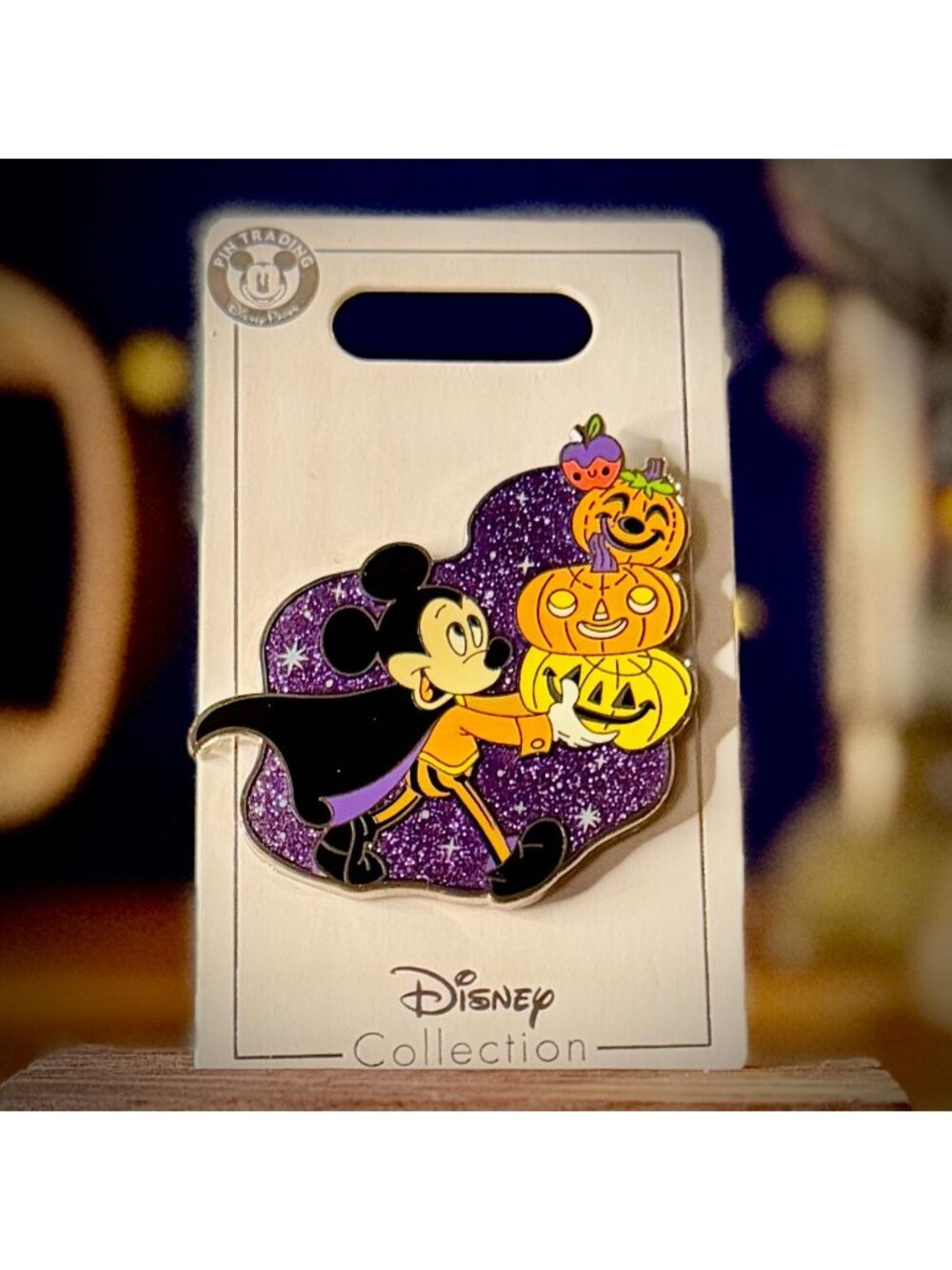 Disney Mickey Mouse Halloween Pumpkin Stack Enamel Pin | Disney Parks